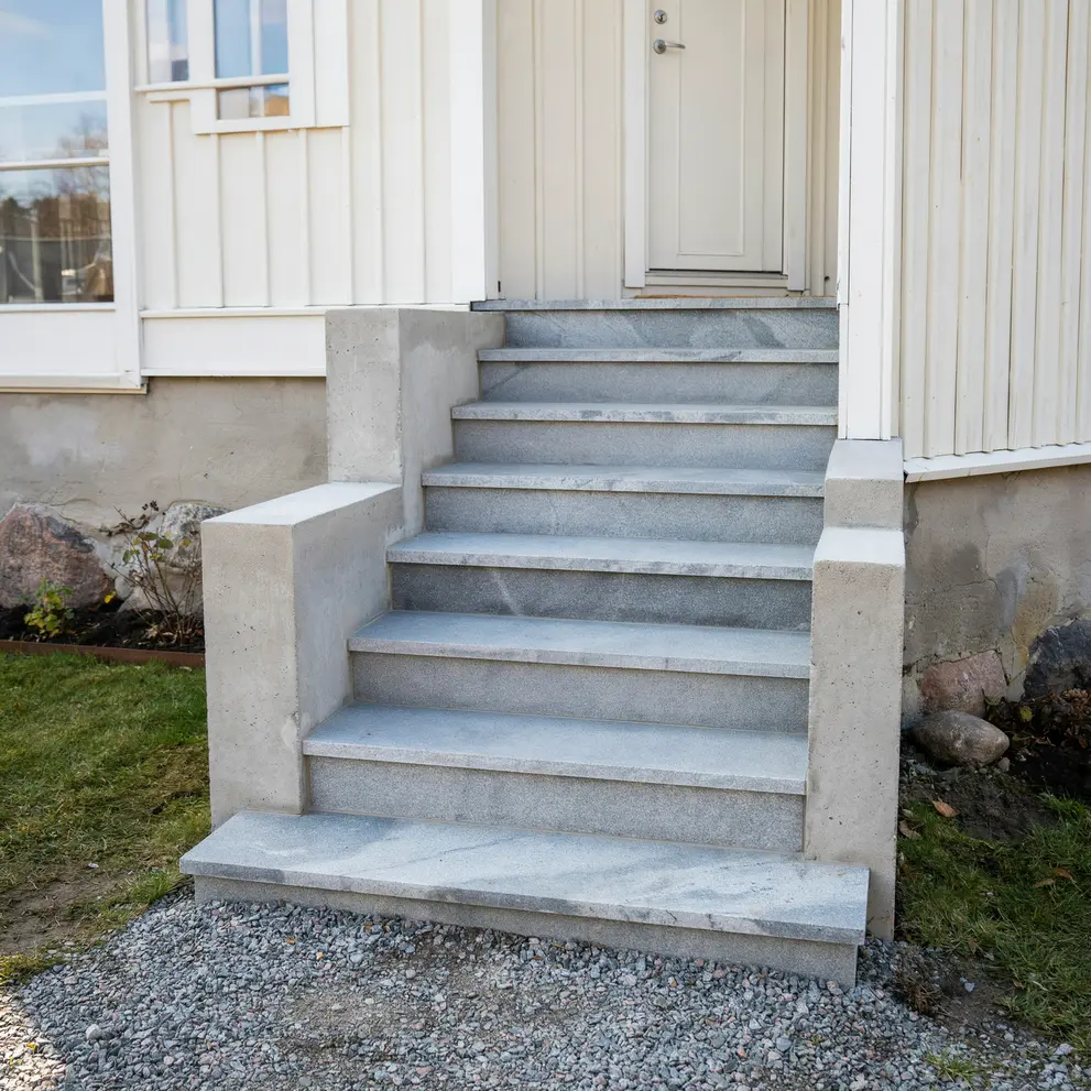 bygga trappa i sten betong lidingo stockholm